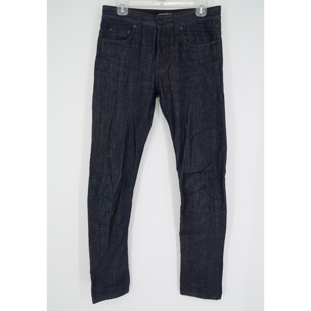 FILIPPA K Mens 30x34 M. Samuel Raw Blue‎ Jeans Denim Dark Wash Button Fly